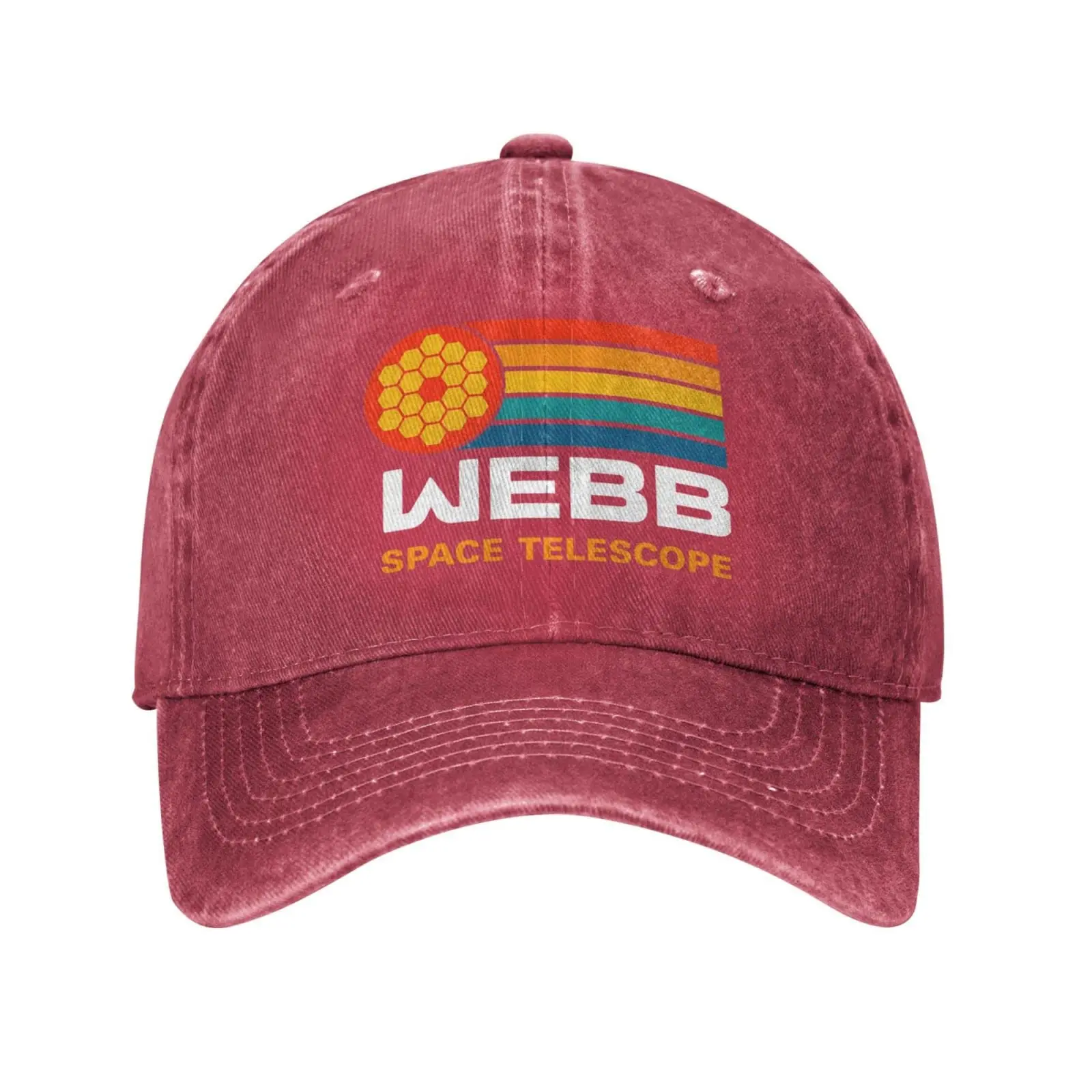 Jwst Cap James Webb Space Telescopes Hat for Women Baseball Hat with Design Hat Red Adjustable Fishing Cap For Outdoor