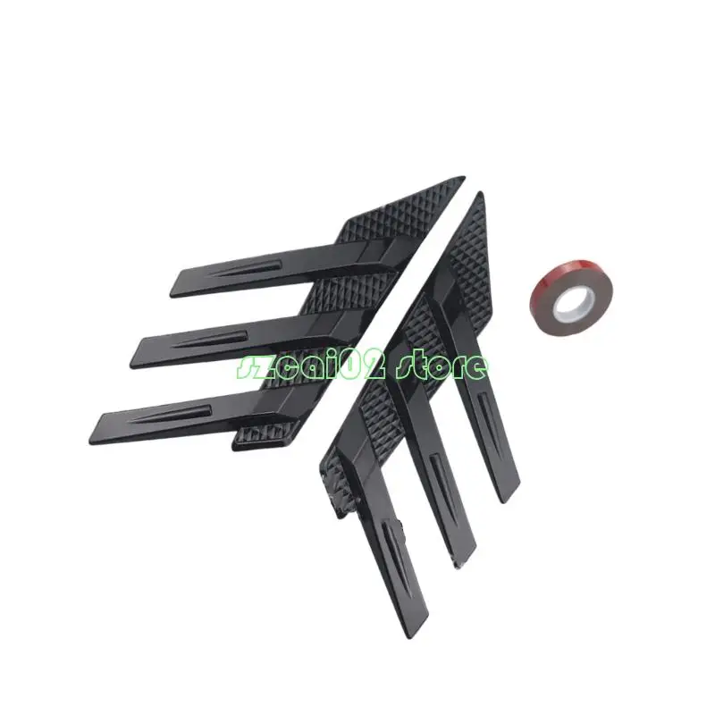 

400B Universal Rear Window Side Spoiler Air Diverter ABS Car Modification Accessories