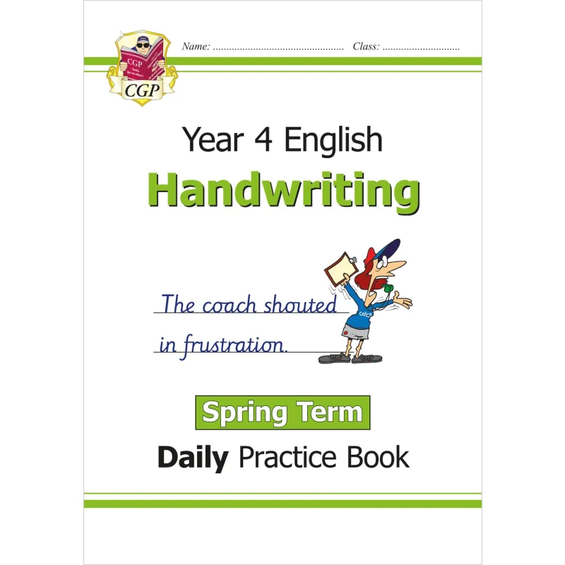 

Новая книга для ежедневной практики почерка KS2, год 4, весенний терминал, книги CGP, координация групп, публикации 9781789086652, книга