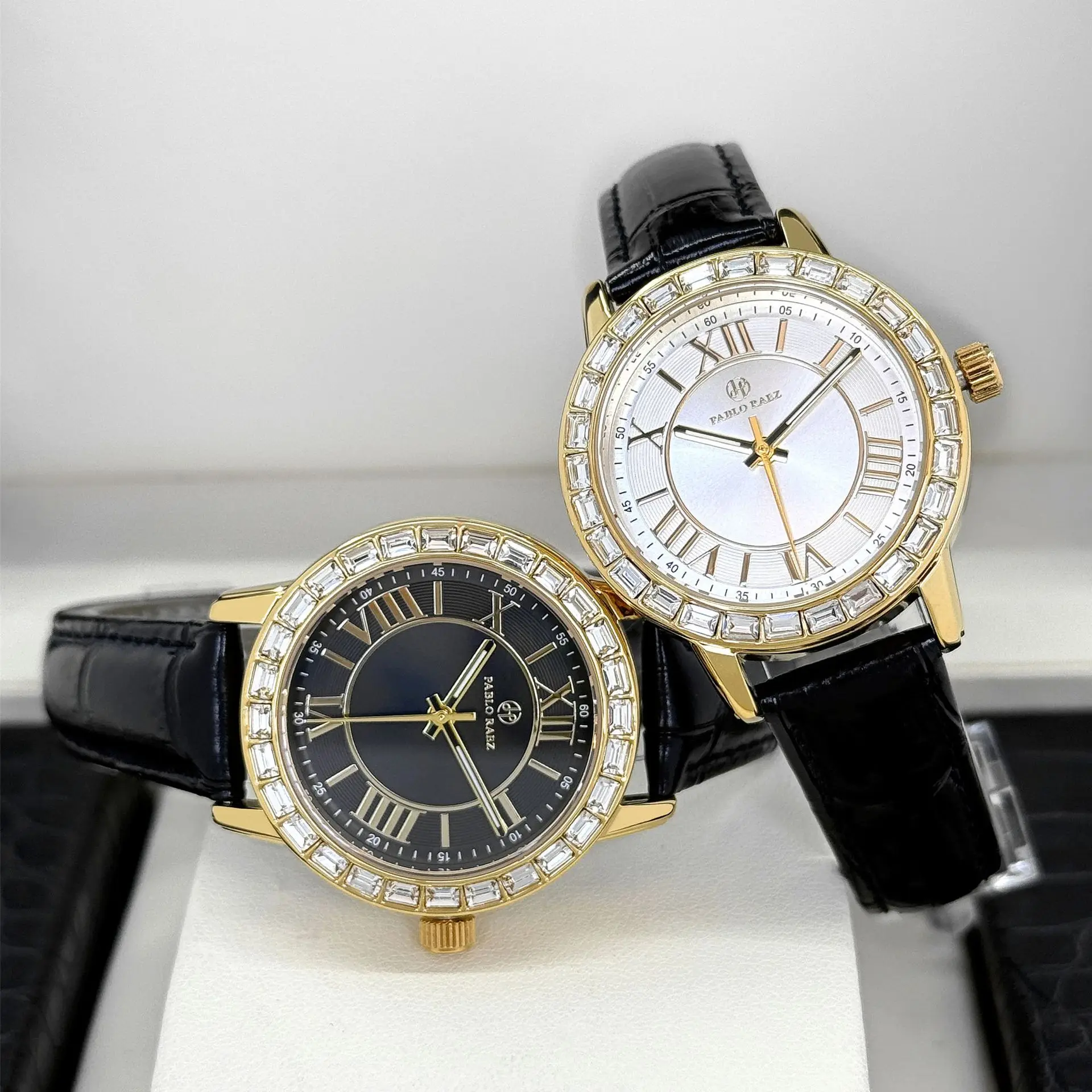 UTHAI CQ330 Orologio da donna alla moda con diamanti quadrati, orologio al quarzo impermeabile, orologio di lusso leggero, orologi da regalo per donna