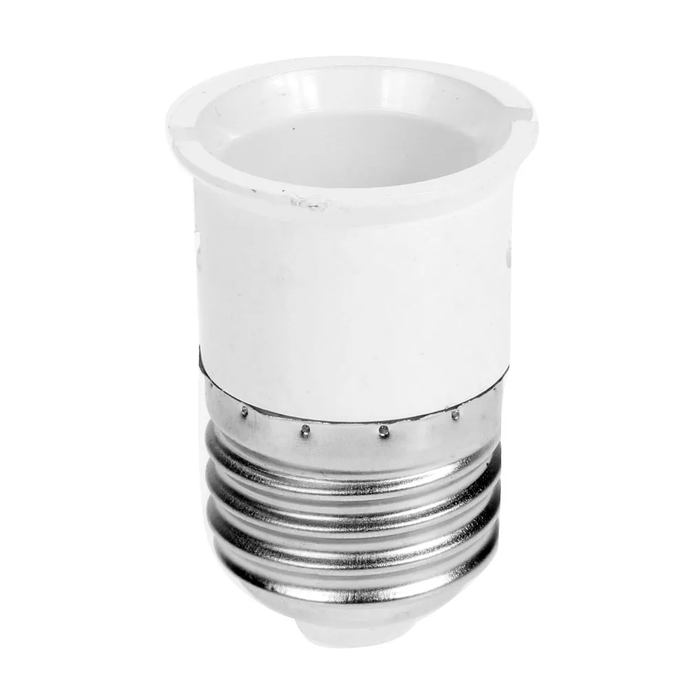 

E27 to B22 Converter Light Adapter Lamp Holder Flame Retardant PC Light Bulb Adaptor for Household Lamp Switch