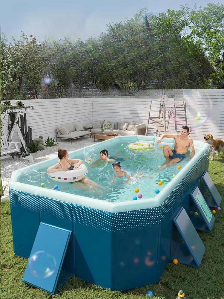 

Children's home non-inflatable foldable baby family outdoor large stand pool
