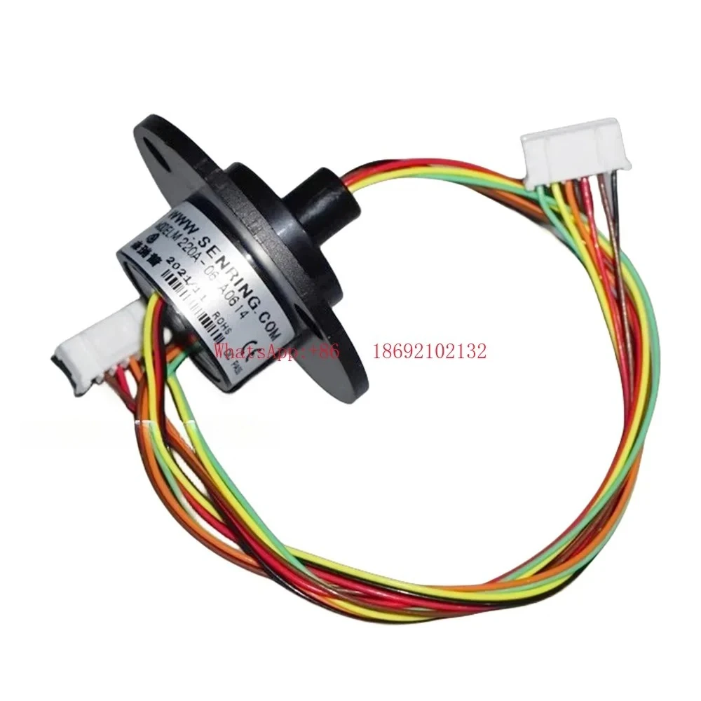 

6-полосное проводящее контактное кольцо, 22 мм, высокотемпературная тефлоновая линия, сковорода, наклон, мотор, контактное кольцо, коллектор сигналов, кольцо, тип провода