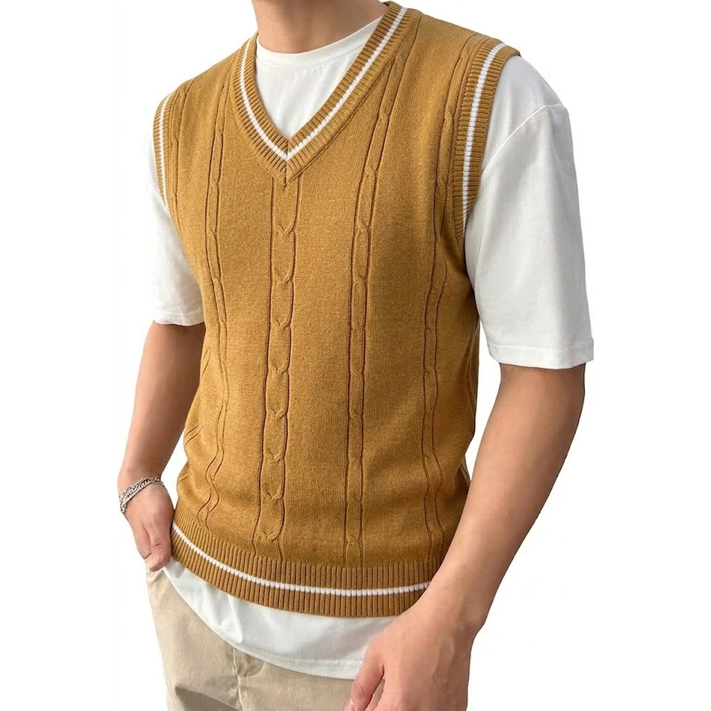 Thumbnail 4 - #31 Best Mens Knit Sweater Vests to Buy In 2026
