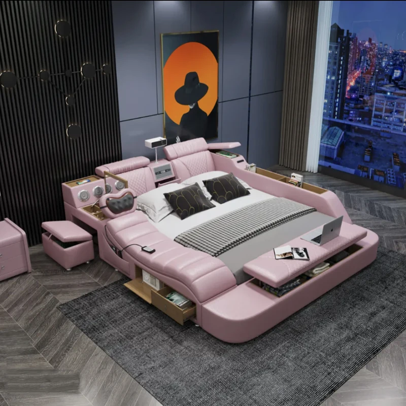 

Aesthetic Cabinets Beds Storage Unique Modern Lounge Bed Smart Princess Sleeping Muebles Para El Hogar House Accessories