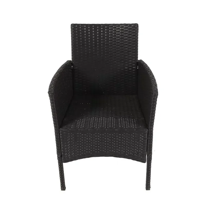 Outdoor Rattan Furniture Set for Patio Balcony Garden UV Resistant Wicker Backyard Seating Arrangement