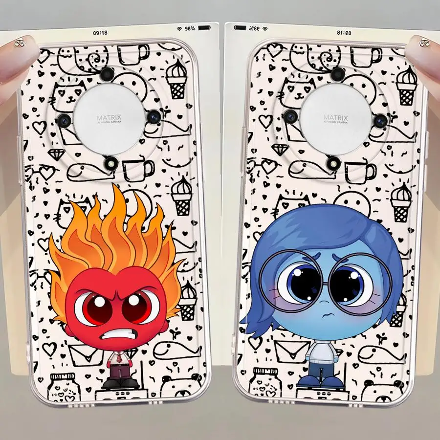 Soft Cover Case for Honor X9b 90 Lite X8b X8a X7b X8 X9a Disneys Inside Out