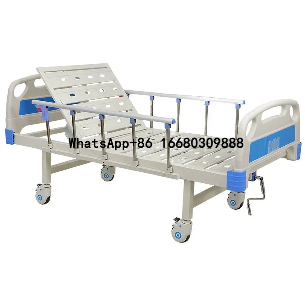 Hot Selling Hospital Equipment 3-Crank Manual Medical Hospital Bed For Clinic