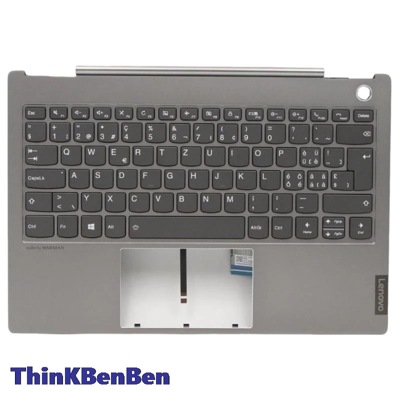 

SWS Swiss Mineral Gray Keyboard Upper Case Palmrest Shell Cover For Lenovo ThinkBook 13s IML 5CB0W44289