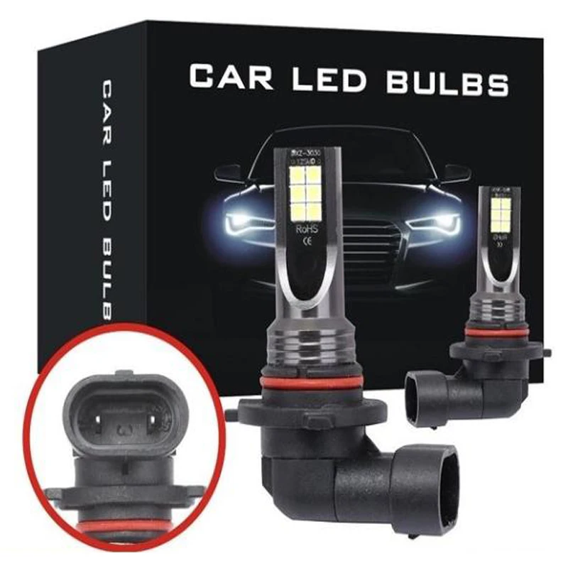 

Mini size 9005 LED Headlight HB3 Bulb Lamp Car Light 6000K White Car Headlamp Plug&Play 12V 24V