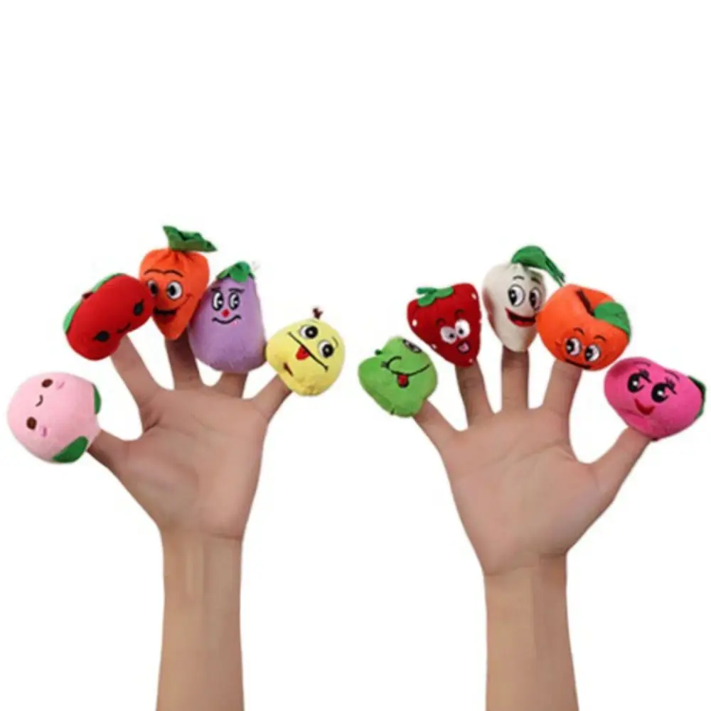 ของเล่นเสริมพัฒนาการ ตุ๊กตาสัตว์มินิแบบสวมมือ ปลอดภัยตามหลักมอนเตสซอรี่ ชุดตุ๊กตาสวมนิ้ว ของเล่นเสริมประสาทสัมผัส ลูกสุนัข