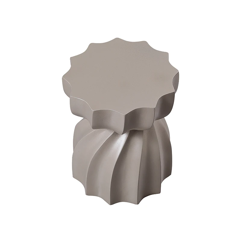 

# European Retro Design Fiberglass End Table Living Room Home Decor Coffee Side Table