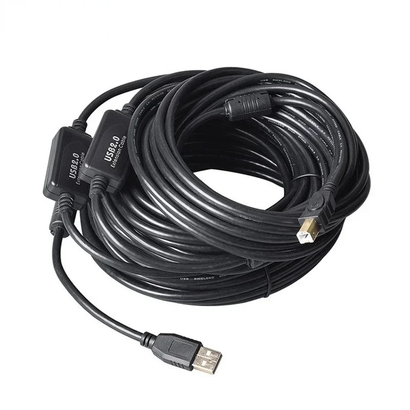 10m 15m USB 고속 2.0 A-B 남성 케이블 초고속 동기화 데이터 프린트 케이블 (프린터 코드용)