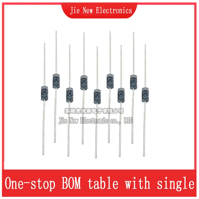 50PCS 2W Zener Diodes  ZY100 ZY110 ZY120 ZY130 ZY150 ZY160 ZY180 ZY200 100V/110V/120V/130V/150V/160V/180V/200V DO-204AM