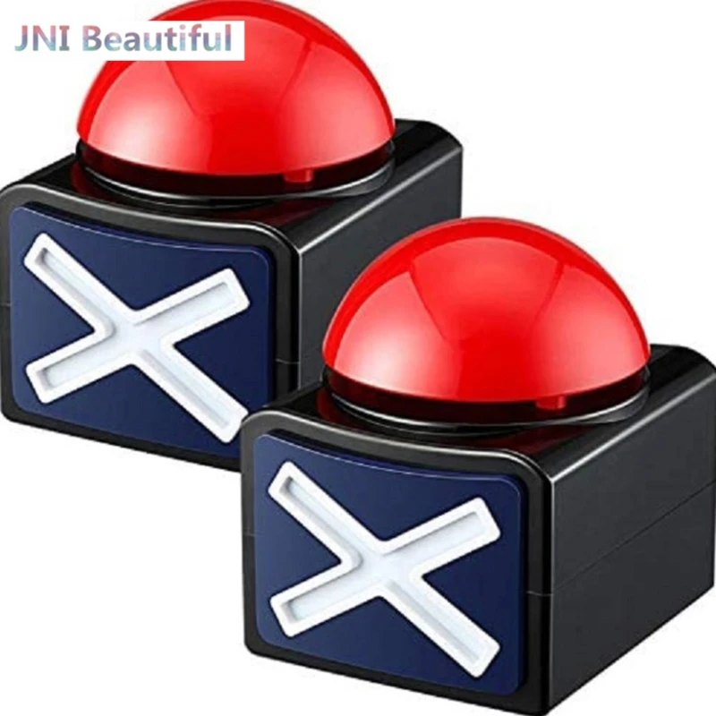 2023 New Game Answer Buzzer Alarm Button With Sound Light Trivia Quiz Got Talent Buzzer
