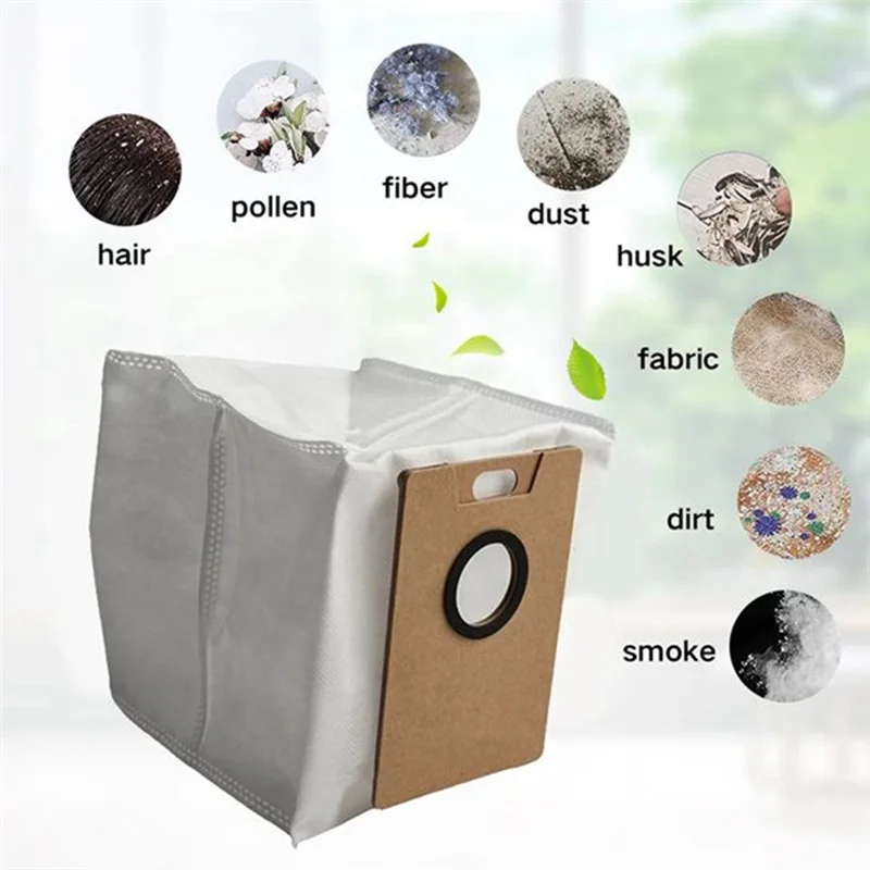 ABUD-حقيبة غبار لـ Lydsto R1 Edge/R1D Edge لـ Miwhole M9 Lite لـ Roidmi Eve Rook/Eve Rook S قطع غيار تنظيف فعال