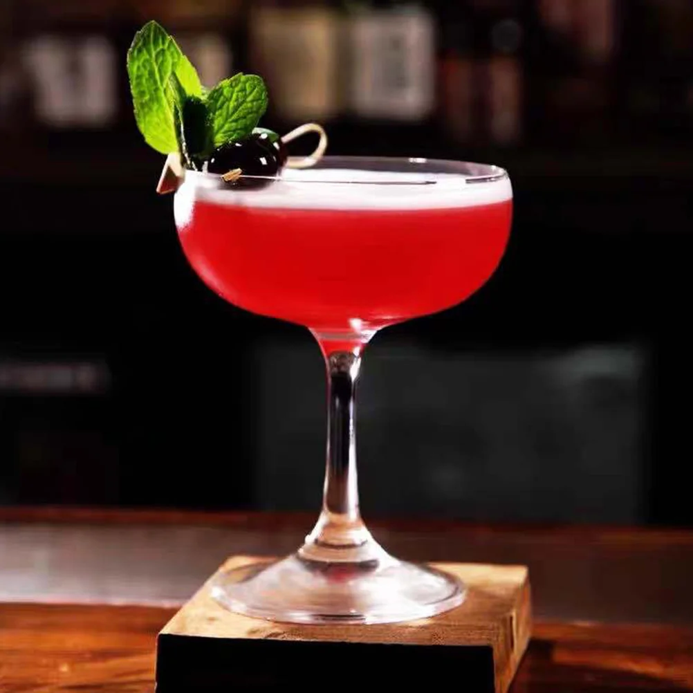 

2Pcs Retro Cocktail Glass Wine Cup Creative Shape Party Supply Glass Holder for Bar Home Restaurant Cocktail Cup