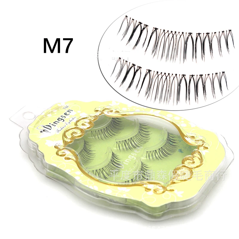 DINGSEN 5 Paar Neue Manga-Wimpern Kosmetik Individuelle Natürliche Wimpern Cosplay Wimpernbüschel Make-up Koreanische Künstliche Wimpern – Detail 14