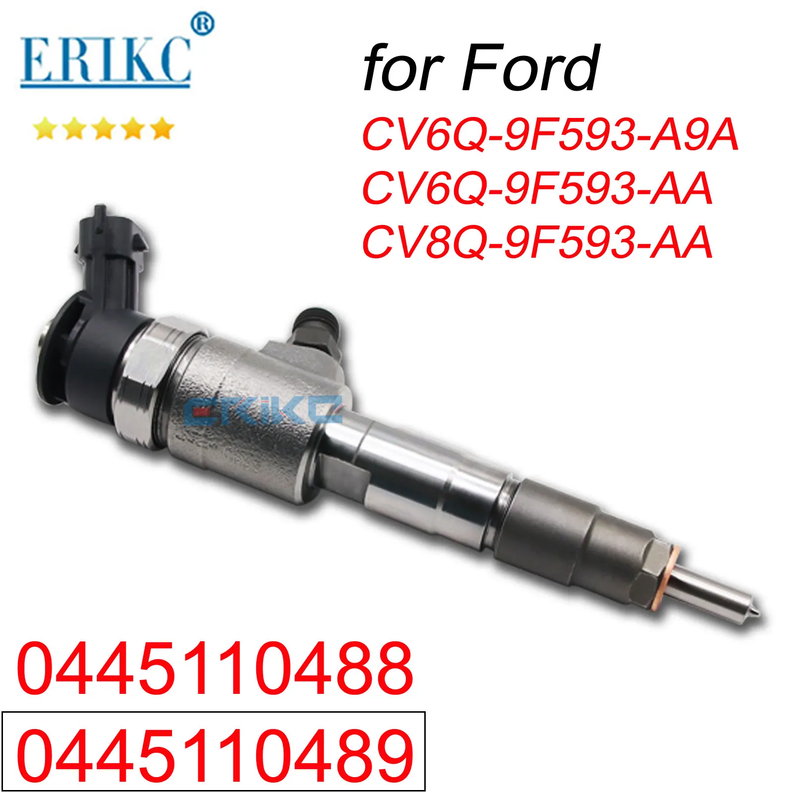 

0445110488 0445110489 Common Rail Nozzle 0 445 110 489 Diesel Fuel Injector 0445 110 488 for Bosch Ford Fiesta 1.5 Turbo 1745052