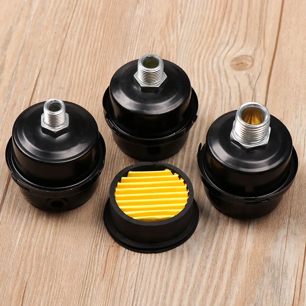 12.5mm 16mm 20mm Air Compressor Spare Parts Metal Air Compressor Intake Filter Muffler Air Filter 1/2 '' 5/8 