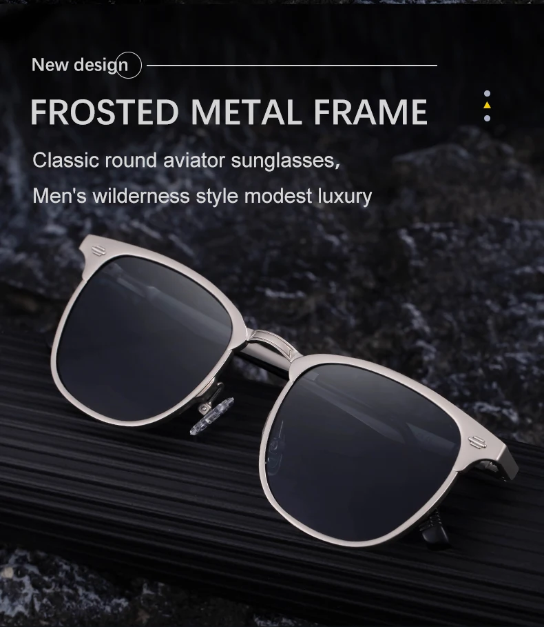Steampunk Quadratische Sonnenbrille Männer 2026 Luxus Marke Metall Rahmen Retro Punk Sonnenbrille Männlich Driving Shades Vintage Brillen UV400 – Detail 3