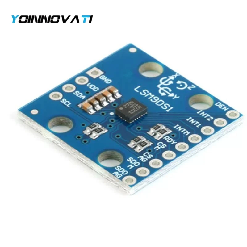 1PCS 3PCS LSM9DS1 9-Axis Sensor Module - High-Accuracy Accelerometer, Gyroscope, Electronic Compass for Drones/Robotics