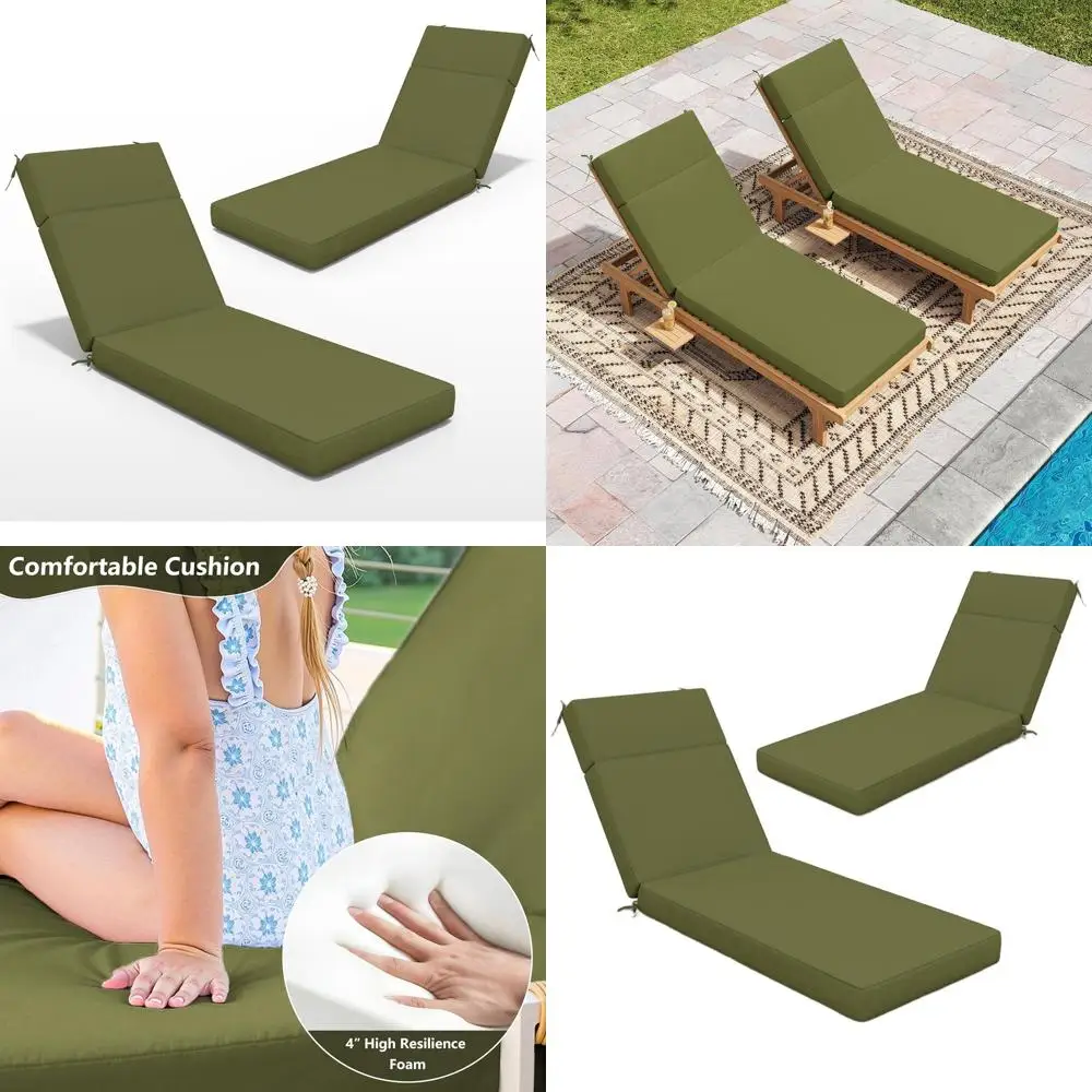 2Pcs Outdoor Chaise…