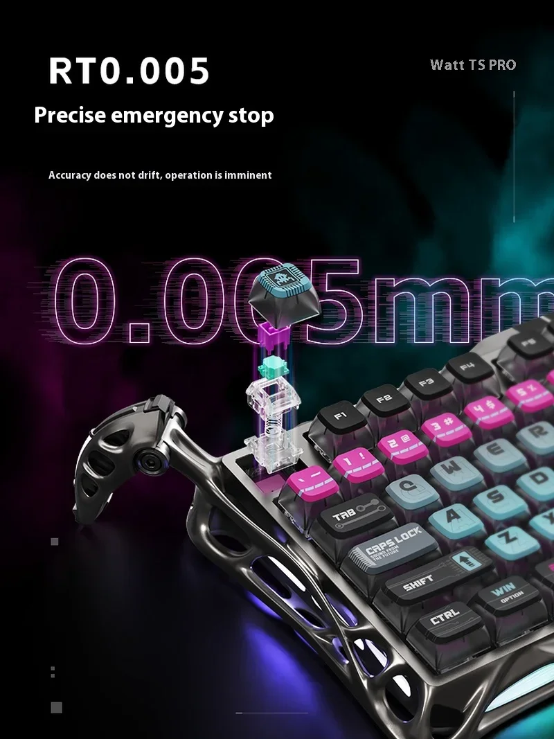 Gravastar 75PRO Wired Magnetic Switch Keyboard Aluminium Alloy RT 0.005mm Gaming Keyboard Gasket RGB Light PC Gamer Accessories - Image 4