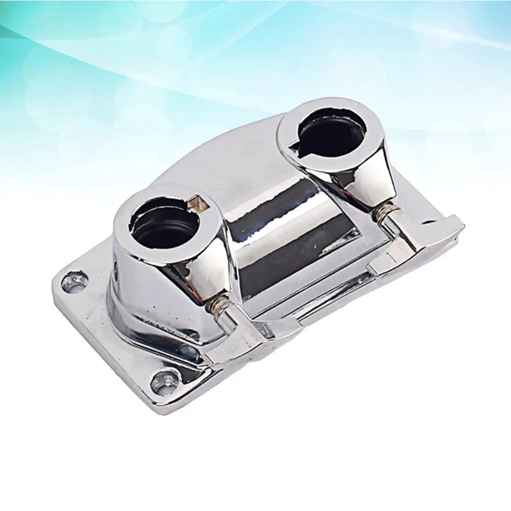 Double Holder Clamp Bracket Base for Drum Mount Bass Hardware Parts Hole Connector