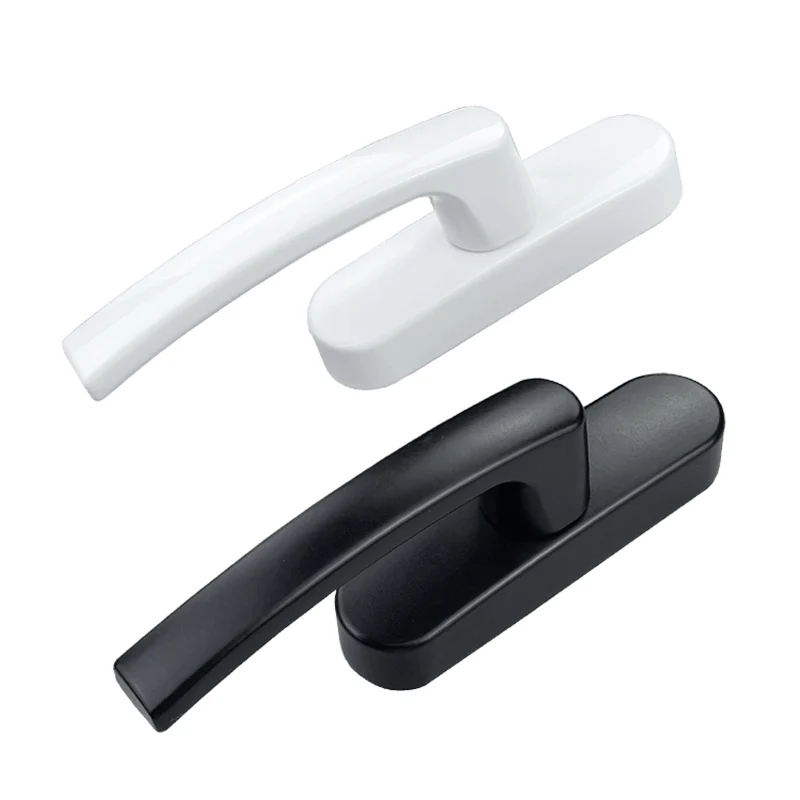 Imagem -03 - Liga de Alumínio de Aço Plástico Maçaneta da Porta Deslizante Janela Vidro Drive Knob Gabinete Banheiro Varanda Puxar Ferragem do Agregado Familiar 80 mm