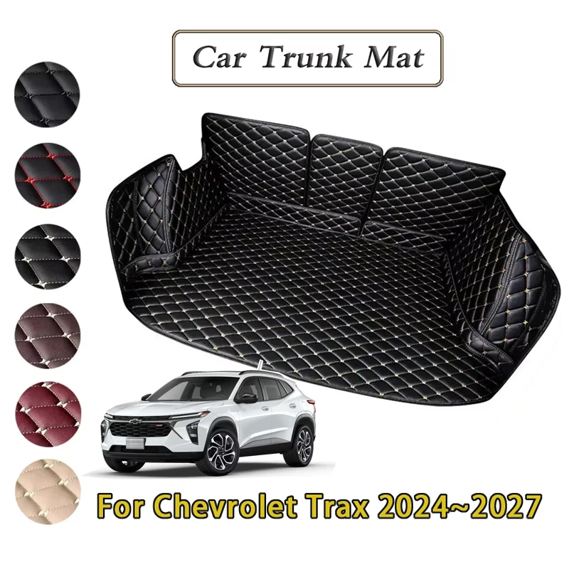 

Car Trunk Mats For Chevrolet Trax Seeker 2024 2025 2026 2027 Dirt-resistant Fully Mats Luxury Rear Cargo Tray Auto Accessories