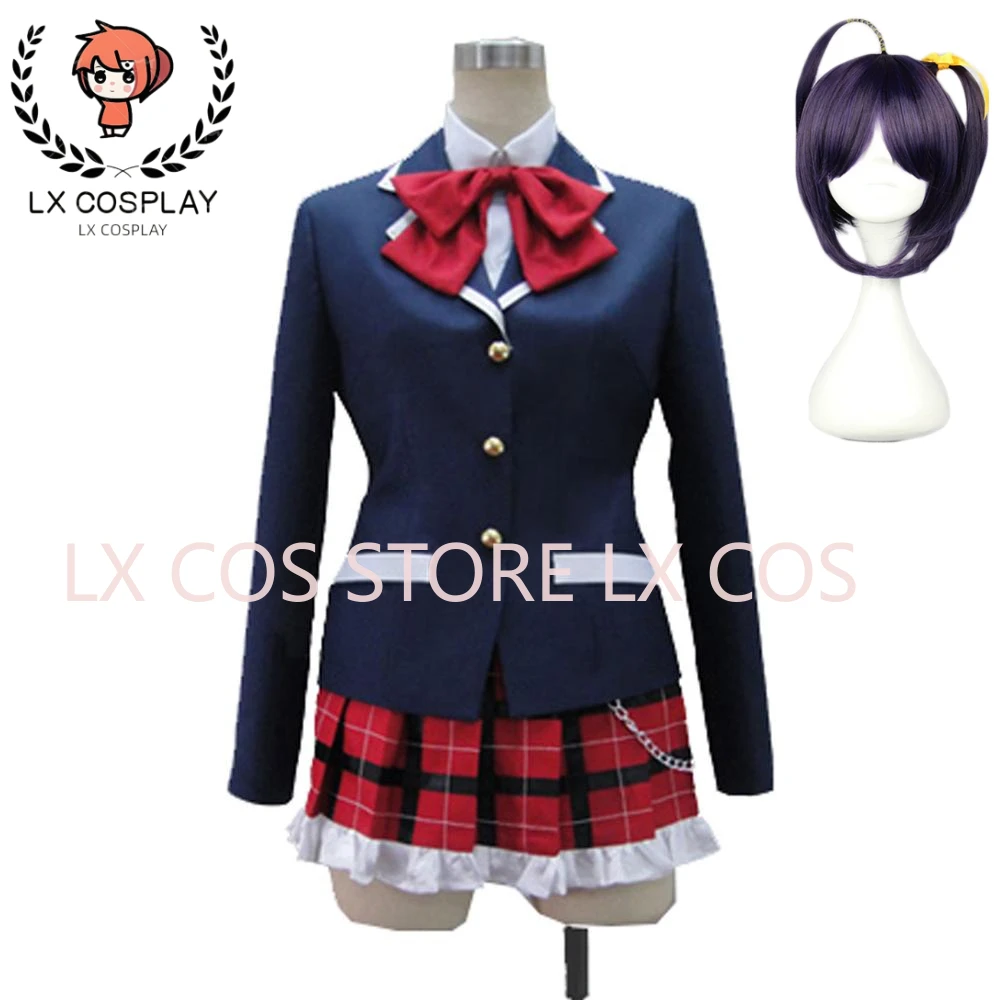 Anime Cyuunibyou Demo Koigashitai cos Takanashi Rikka student uniforms Cosplay costume