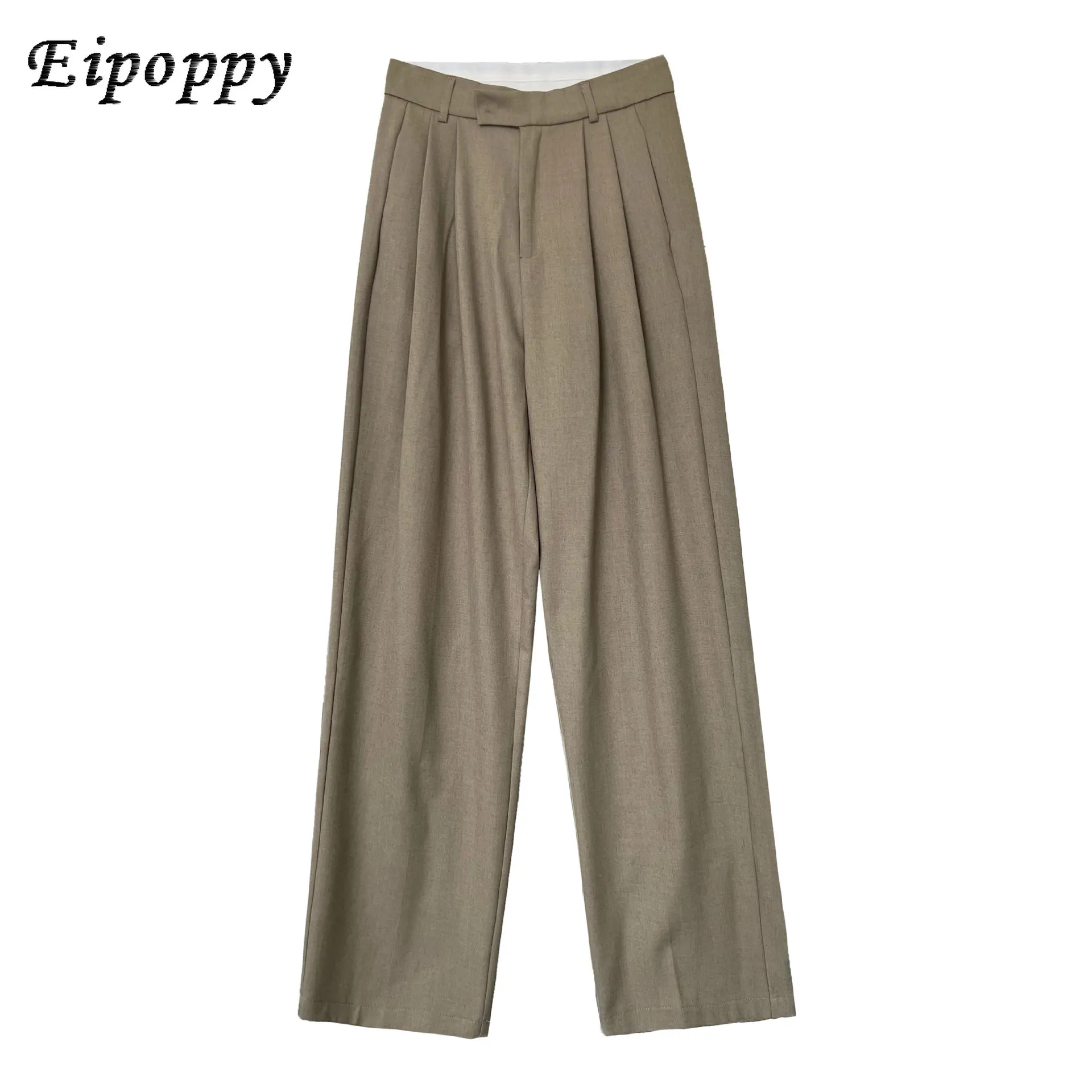 Mopping Suit Pants Women's Commuter Loose Drooping Wide-Leg Pants
