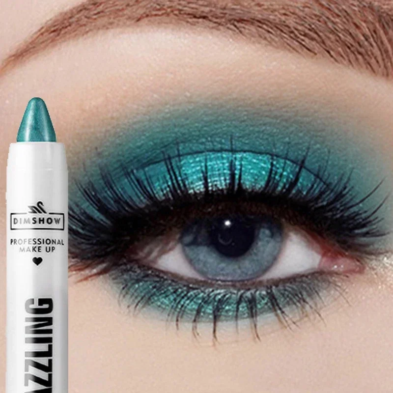 Resaltador lápiz de sombra de ojos impermeable brillo mate sombra de ojos desnuda tumbado gusano de seda pigmento de maquillaje cosméticos lápiz delineador de ojos blanco