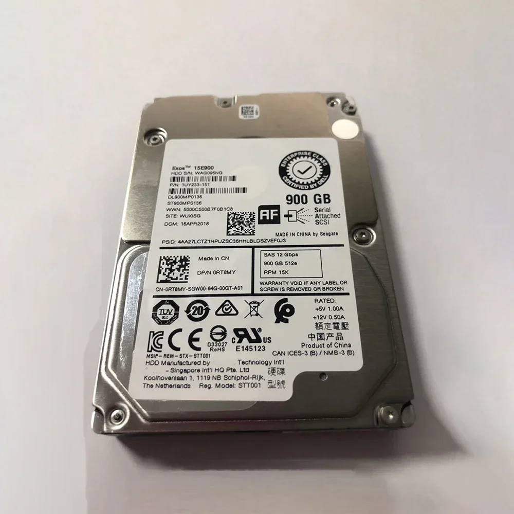 For Seagate Server Hard Disk ST900MP0136 0RT8MY 49RCK 900G 15K SAS 2.5