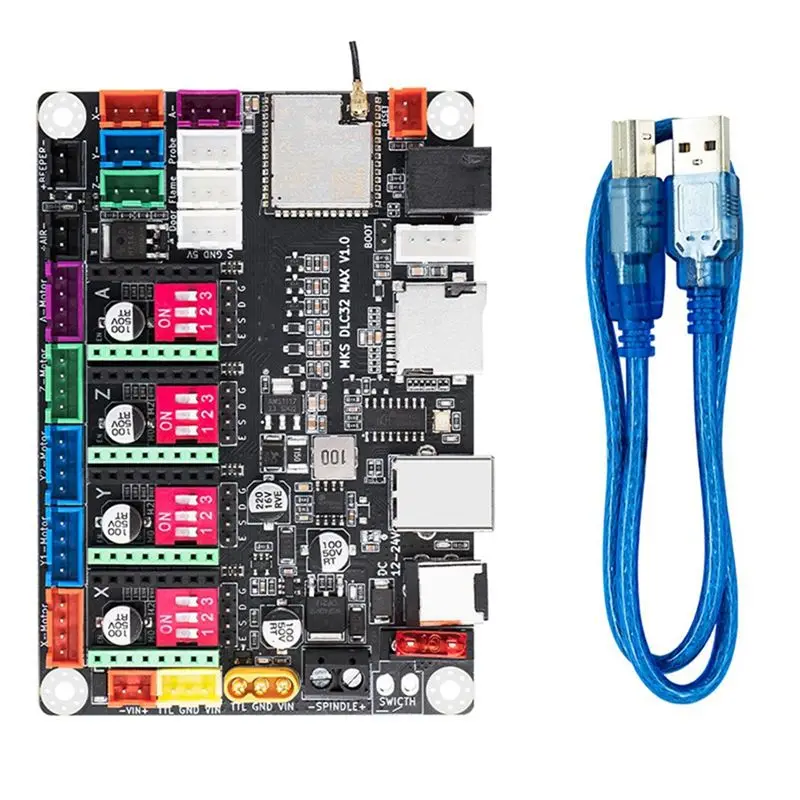 MKS DLC32 MAX Laser Engraving Board WIFI Engraving Machine Motherboard Engraving Writing Machine Main Control Board-AT64 view 2