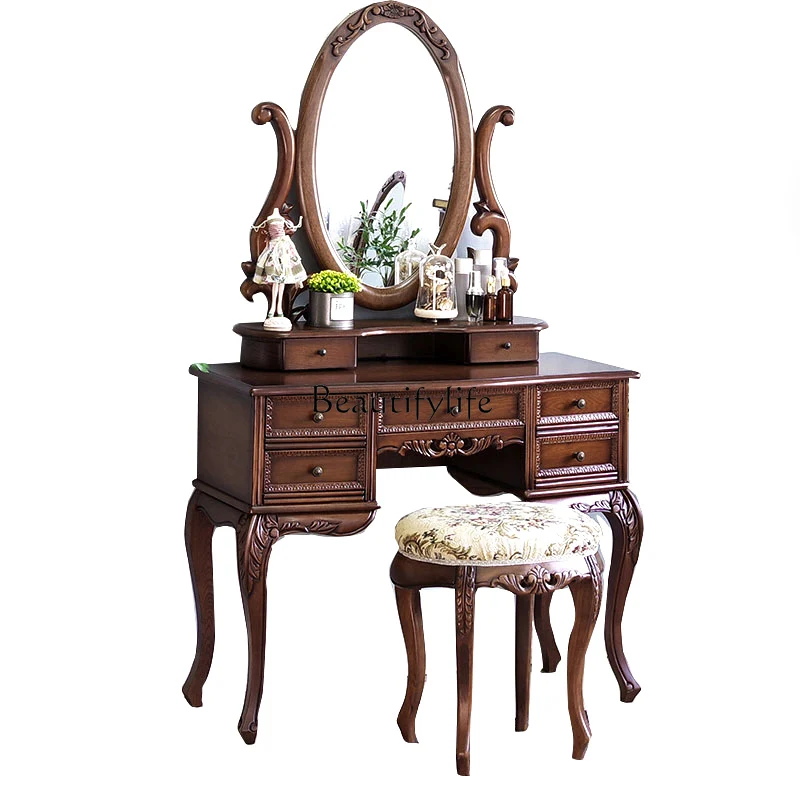

*American dresser European solid wood light luxury furniture modern small apartment