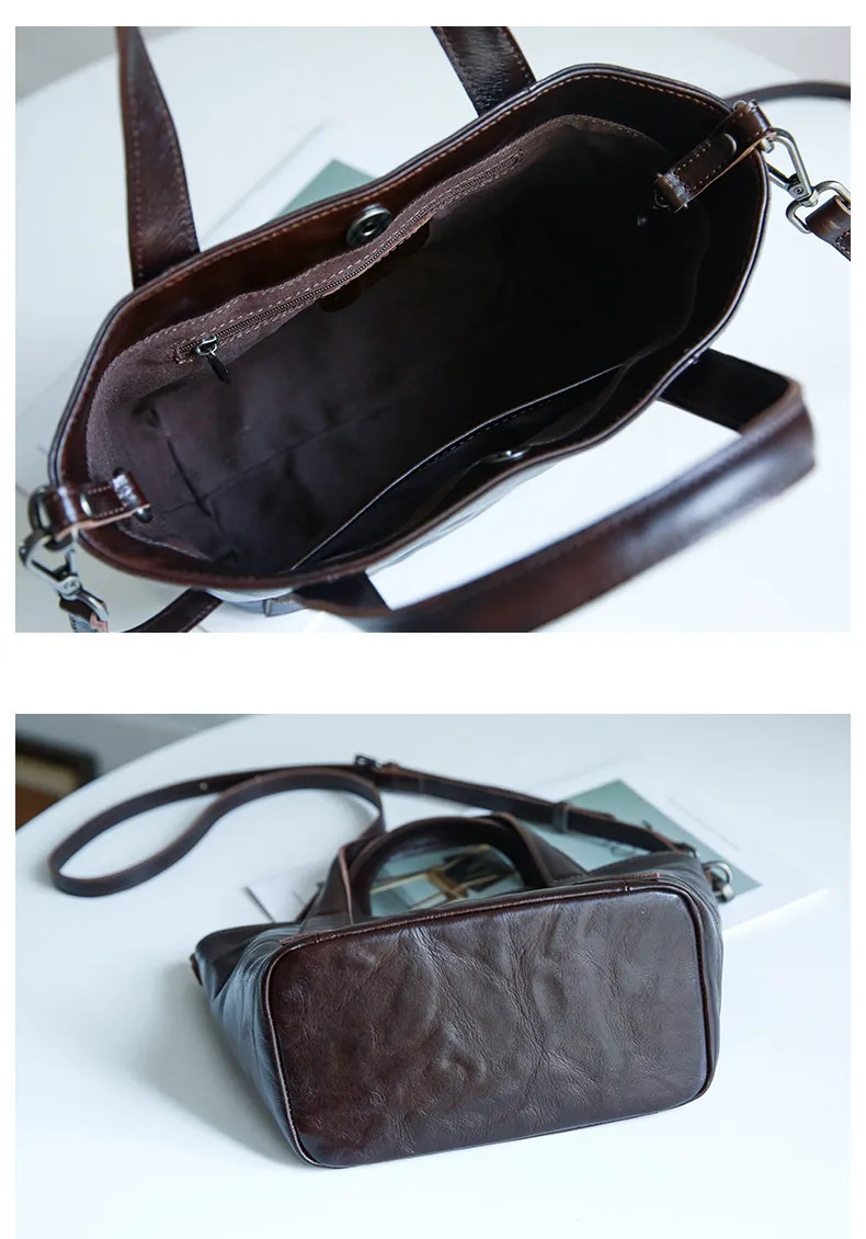 Luxuriöse handgefertigte Damenhandtasche aus Rindsleder der ersten Schicht für Wochenend-Outdoor-Partys, modische Designer-Umhängetasche aus echtem Leder – Detail 4