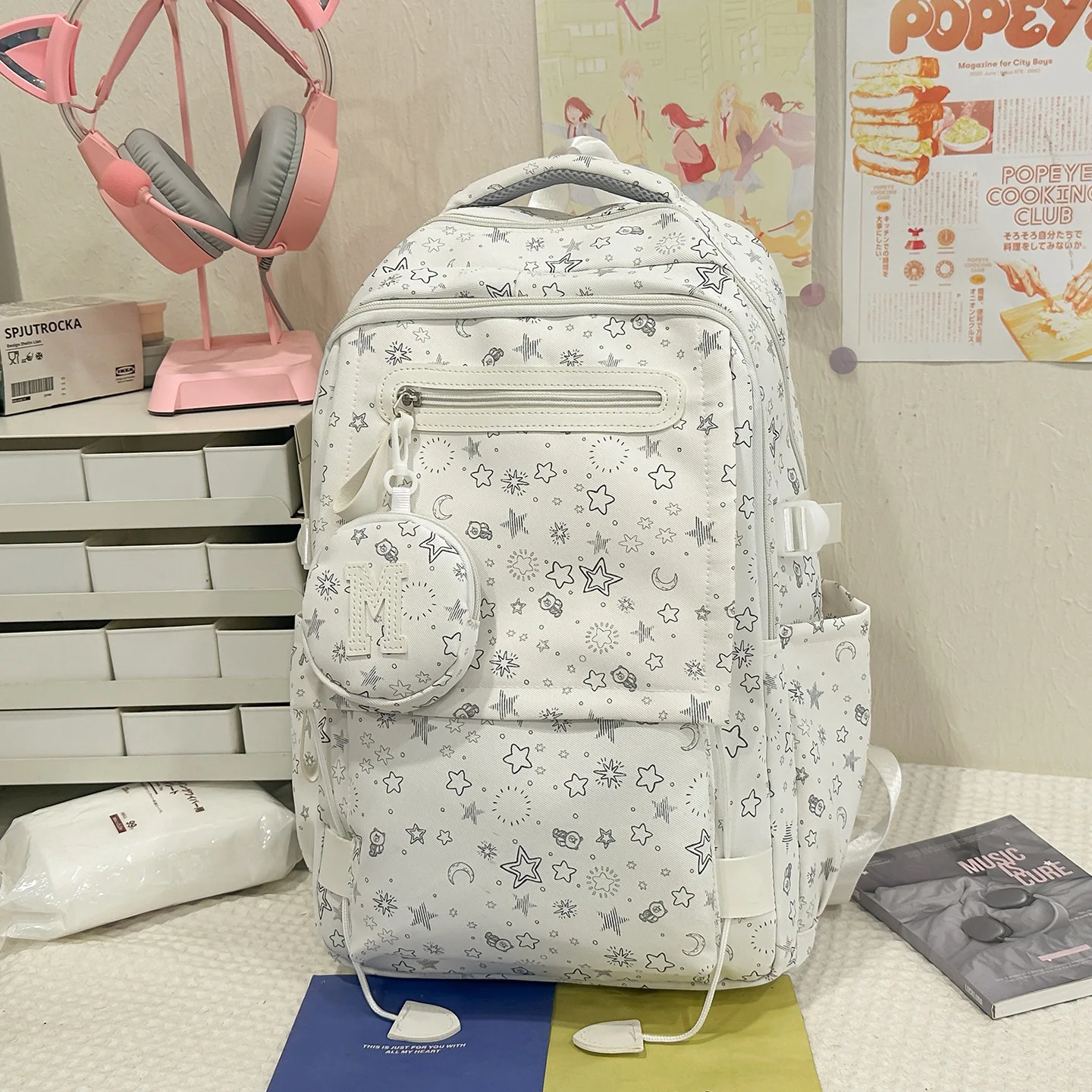 

Backpack for Girls Teenager Travel School Backpacks Boys Children Rucksack Casual School Bags Backpack Cute Multipocket Book Bag