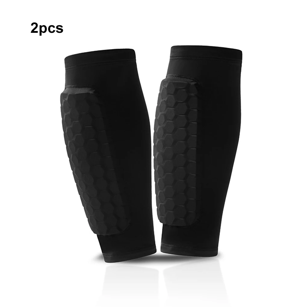 

Leg Sleeves Shin Guards Shockproof Honeycomb Nylon Support Sock Shin Protector Soccer Gear Soccer Shields Sports Legging