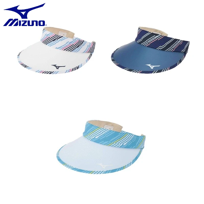 mizuno-women's-golf-hat-visor-cap-comfort-breathable-fashion-design-casual-sports-sun-cap-for-golf-training-outdoor-activities
