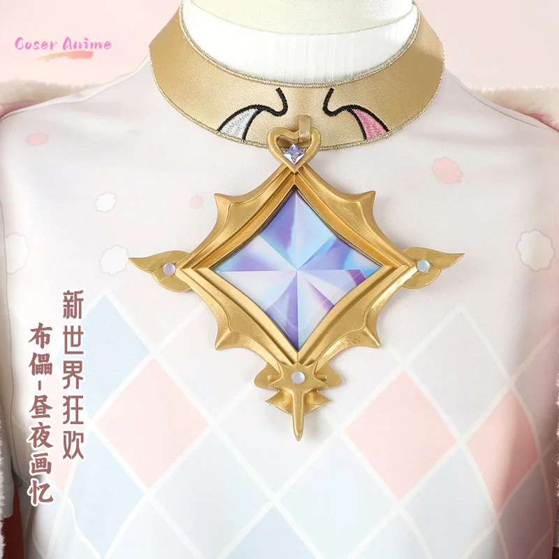 Jogo nu: lâmina de carnaval cosplay traje uniforme halloween carnaval festa natal jogar papel rosa casaco calças chapéu conjunto completo para homem