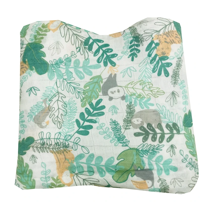 

2026 Wholesale Custom Print Quilt Bamboo Swaddle Muslin Baby child Swaddle Blanket