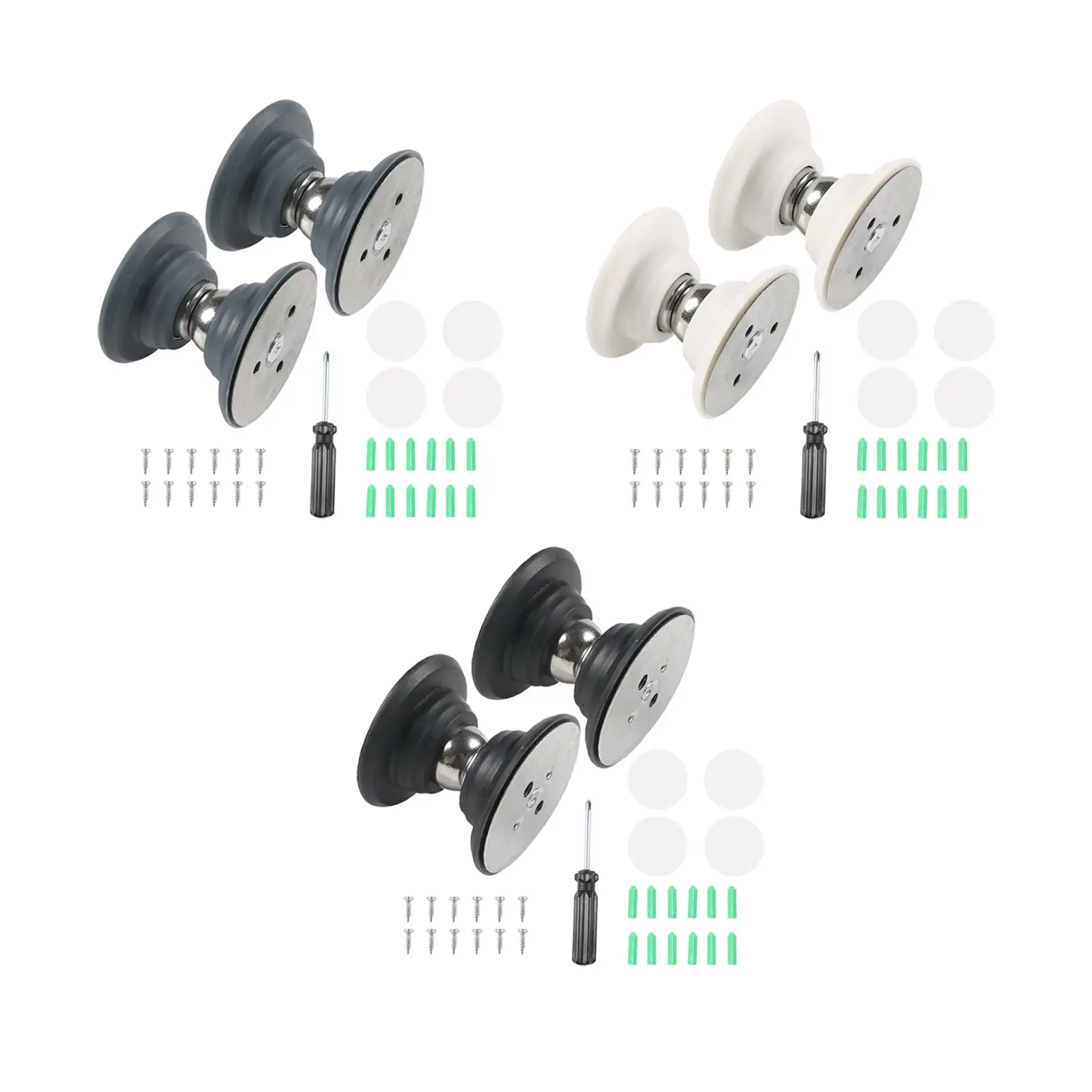 2 peças rv porta rolha parede piso montagem suporte de porta resistente para motorhome