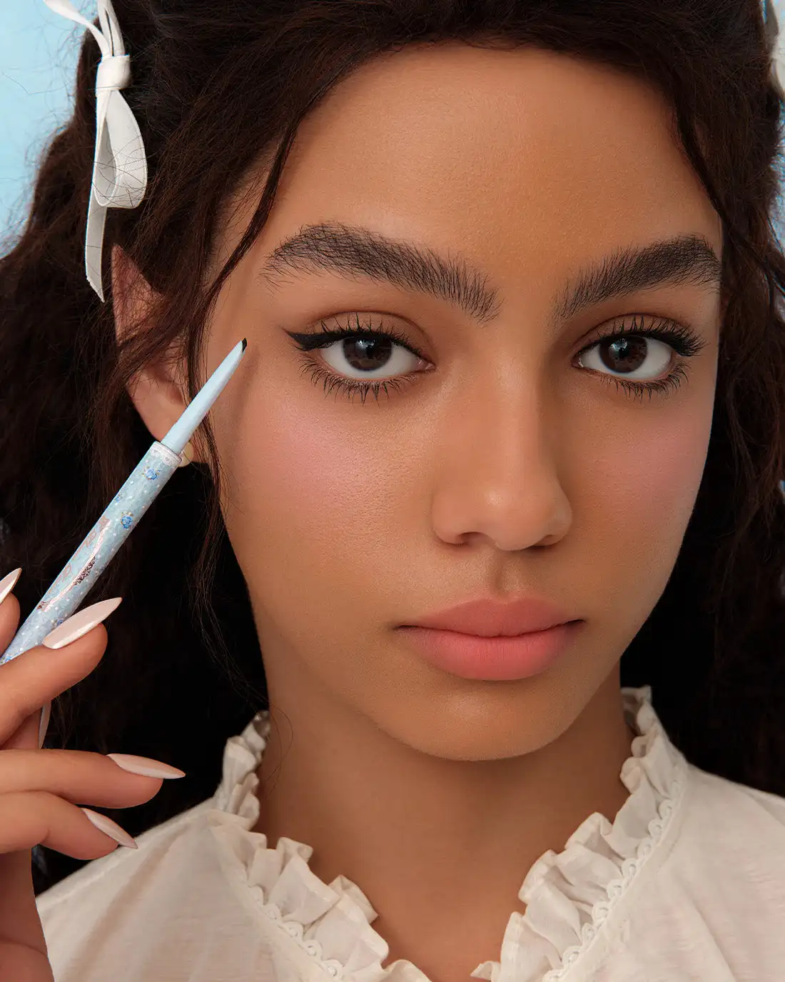 

Водостойкая гелевая подводка для глаз Flower Knows Bunny Garden: гладкая, кремовая, стойкая, не размазывается, натуральный макияж, карандаш для глаз