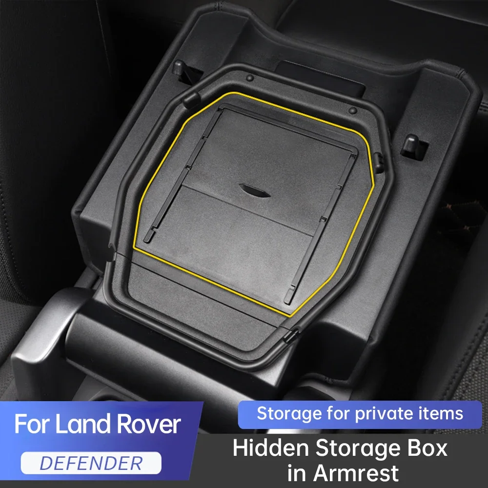 

For Land Rover Defender 2020 2021 2022 Defender 90 110 Armrest Box Hidden Storage Box Armrest Box Inner Lid Modification