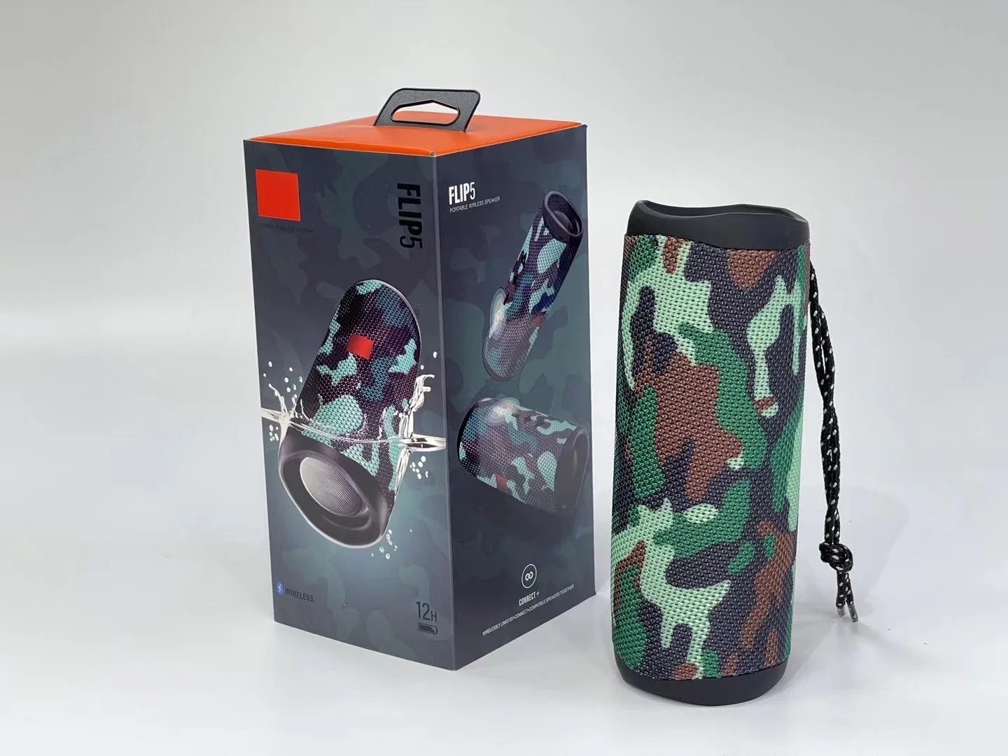 مصنع الجملة FLIP5 المشكال سمّاعات بلوتوث محمول لاسلكي في الهواء الطلق مقاوم للماء مضخم صوت باس المتكلم مع بطاقة TF