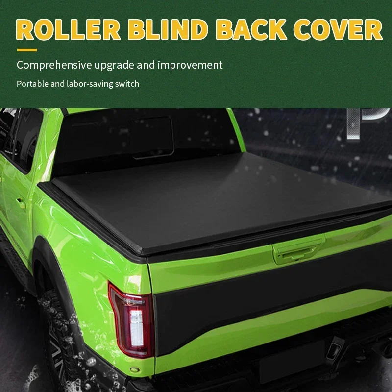 Suitable for Toyota Tundra electric tailgate cover, roller blind cover, push-pull rear cover, telescopic pickup truck cover