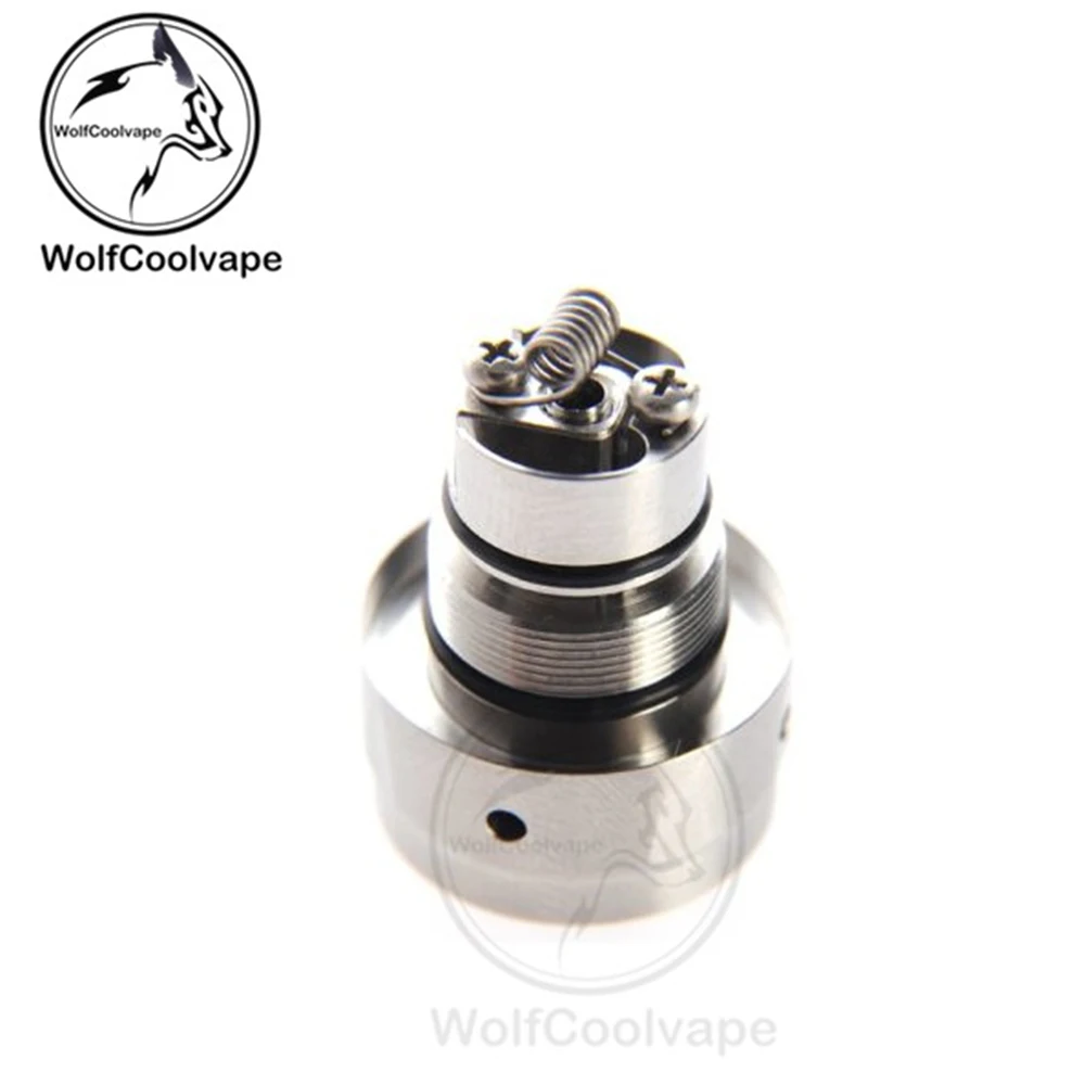 Kayfun Mini V3 RTA MTL Vape Tank من Wolfcoolvape 2ml 19mm رذاذ فردي قابل لإعادة البناء لمعدلات ومجموعات السجائر الإلكترونية