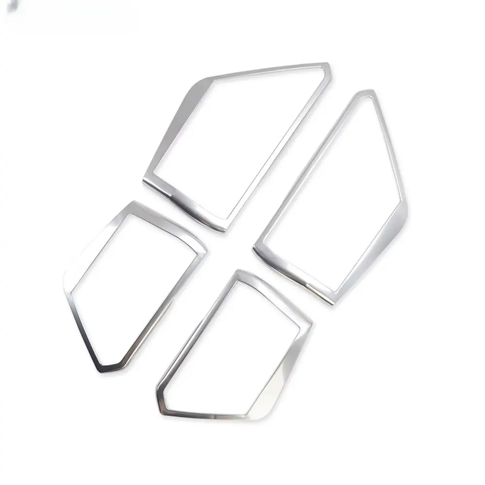 For Volkswagen VW T-Roc 2017-2019 Car Inner Door Speaker Cover Trim, Stainless Steel Audio Loudspeaker Frame Decor Accessories
